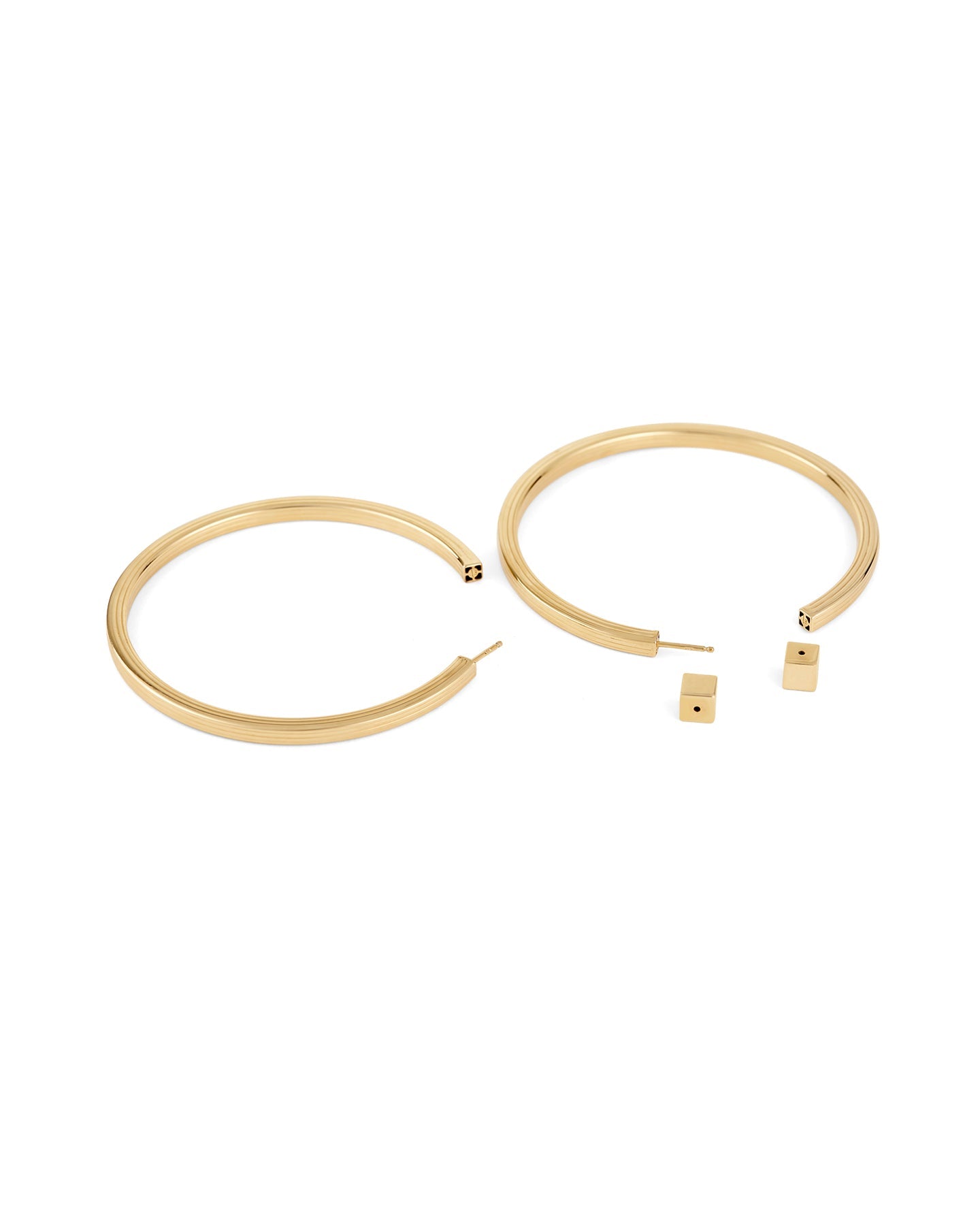 SLIM SIGNORE HOLLOW HOOPS 60MM - IVILOSANGELES.COM