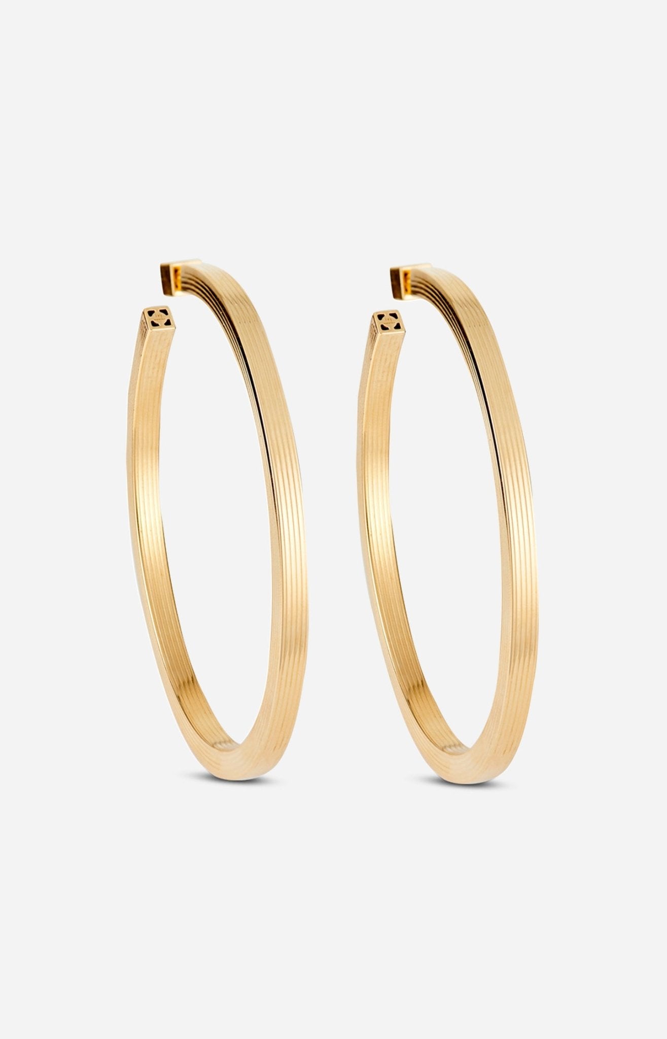 SIGNORE HOLLOW HOOPS 75MM - IVILOSANGELES.COM