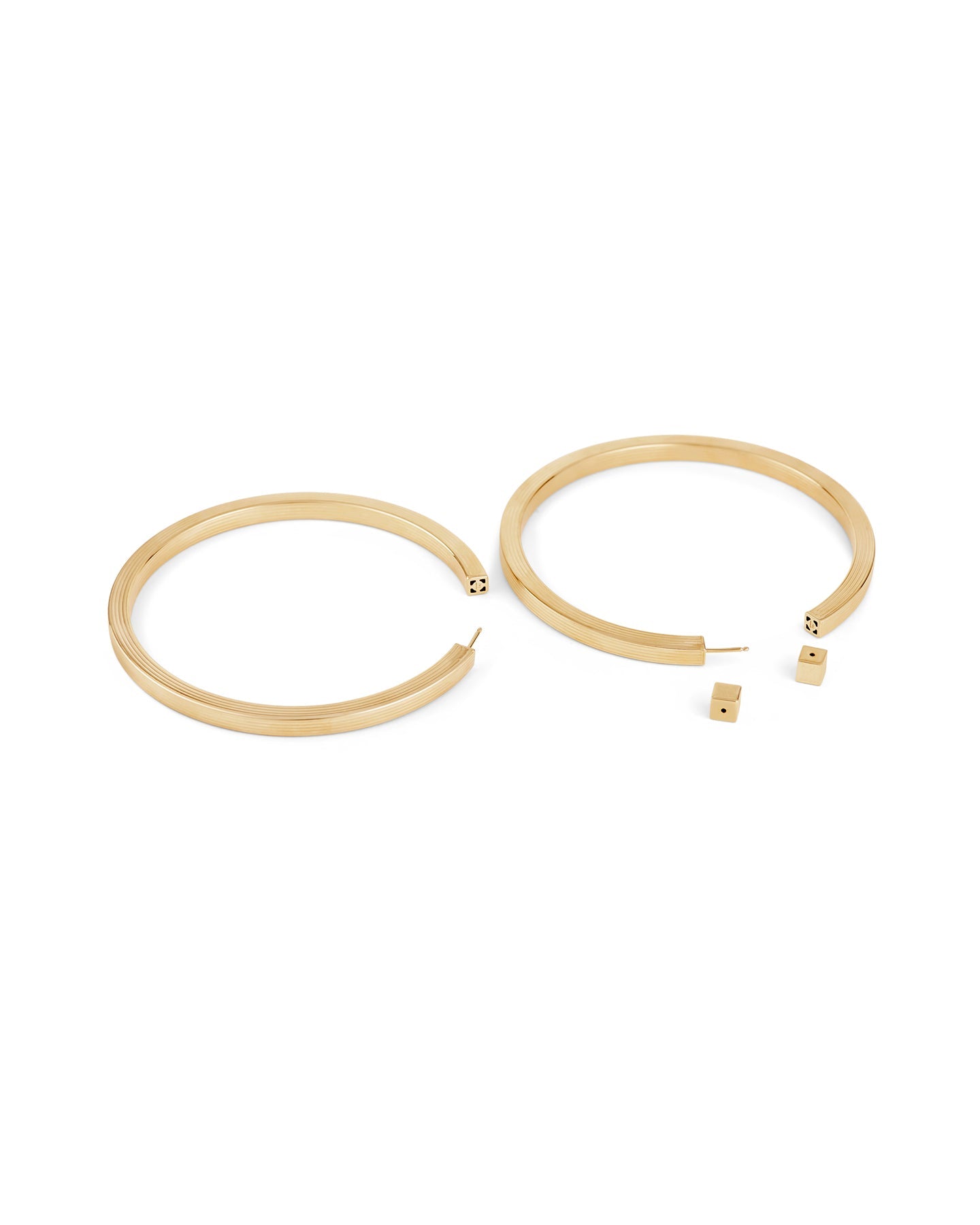 SIGNORE HOLLOW HOOPS 75MM - IVILOSANGELES.COM