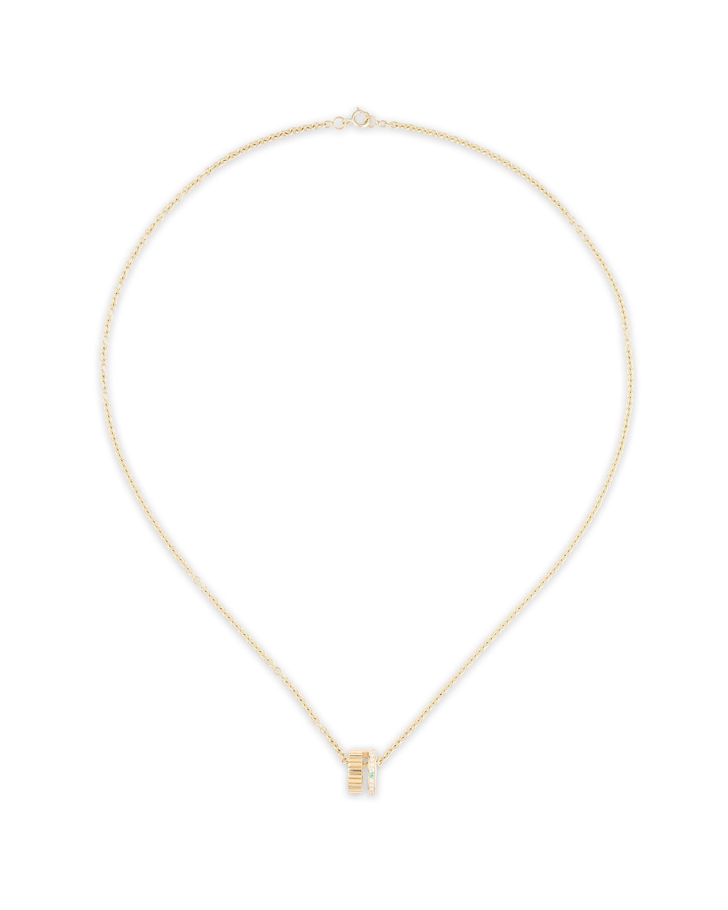 SLOT CHARM NECKLACE - IVILOSANGELES.COM