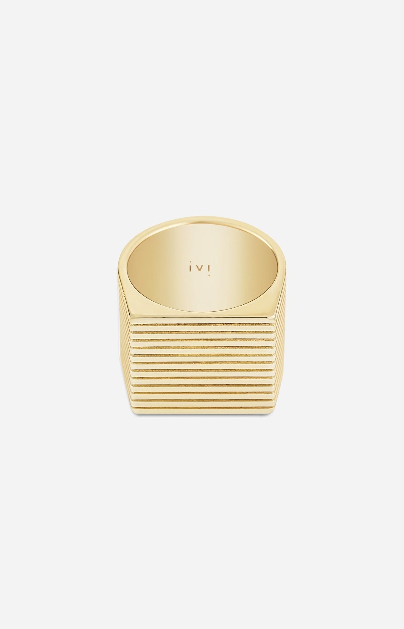WIDE AURELIA SIGNET RING - IVILOSANGELES.COM