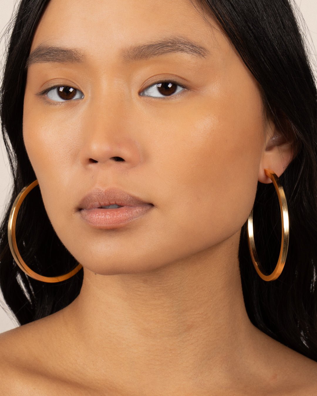 SLIM SIGNORE HOLLOW HOOPS 60MM - IVILOSANGELES.COM