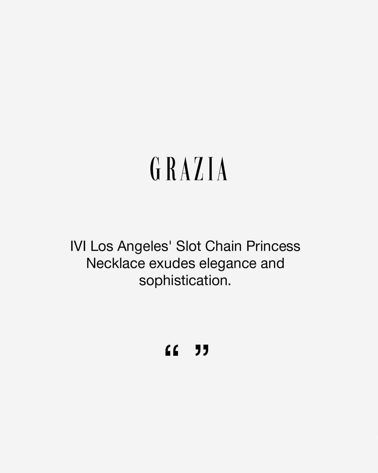 SLIM SLOT NECKLACE - IVILOSANGELES.COM