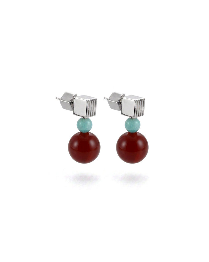 MINI KELLY AQUA RED DROPS