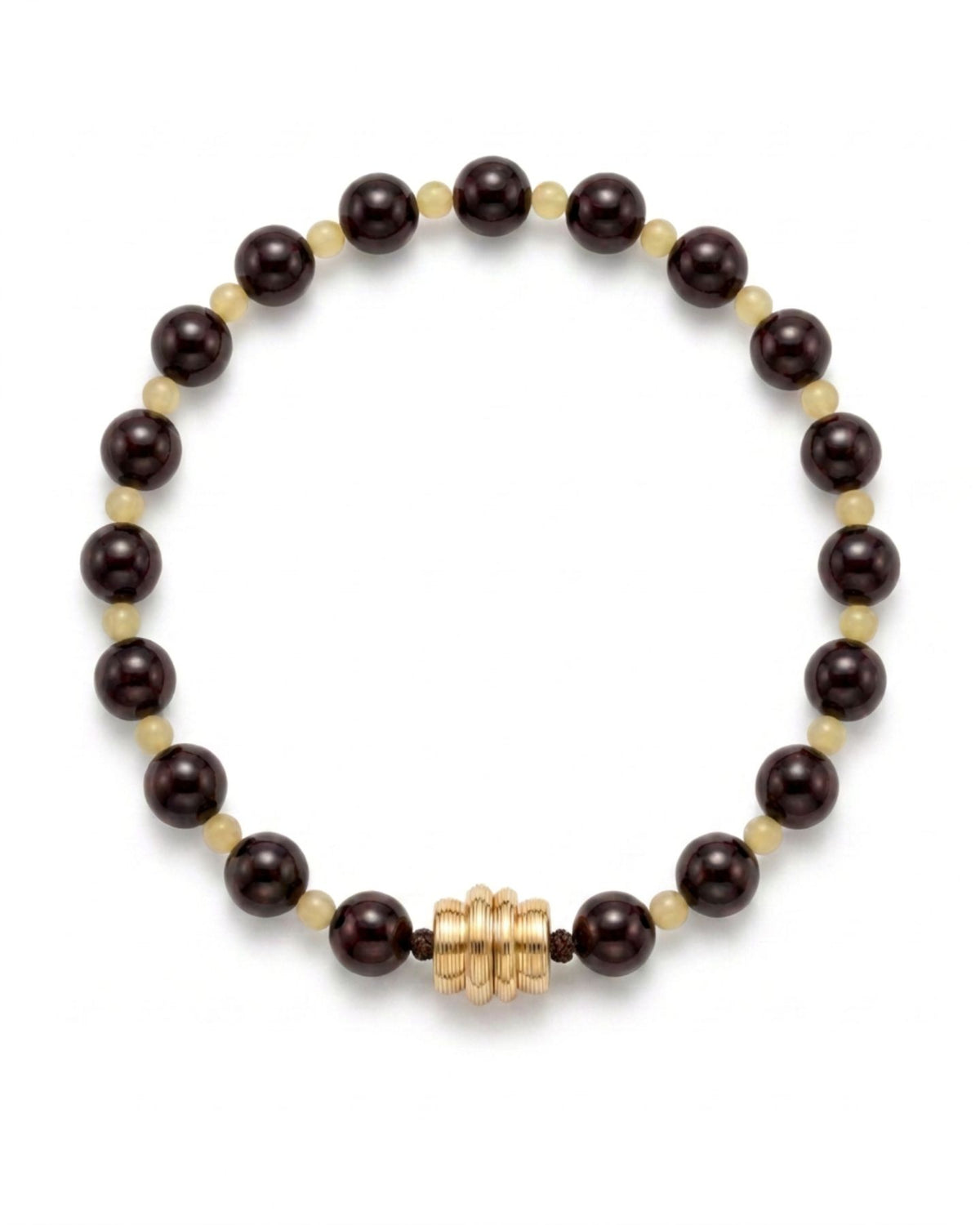 KYLE GARNET JADE NECKLACE