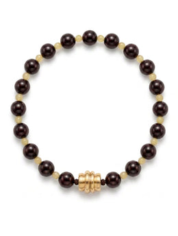 KYLE GARNET JADE NECKLACE