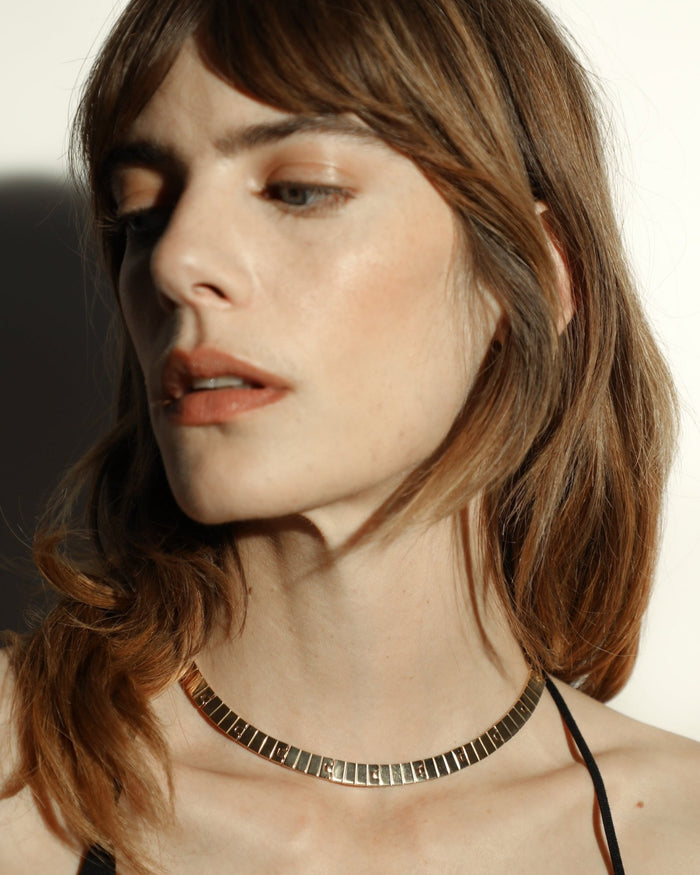 SLOT CHAIN NECKLACE - IVILOSANGELES.COM
