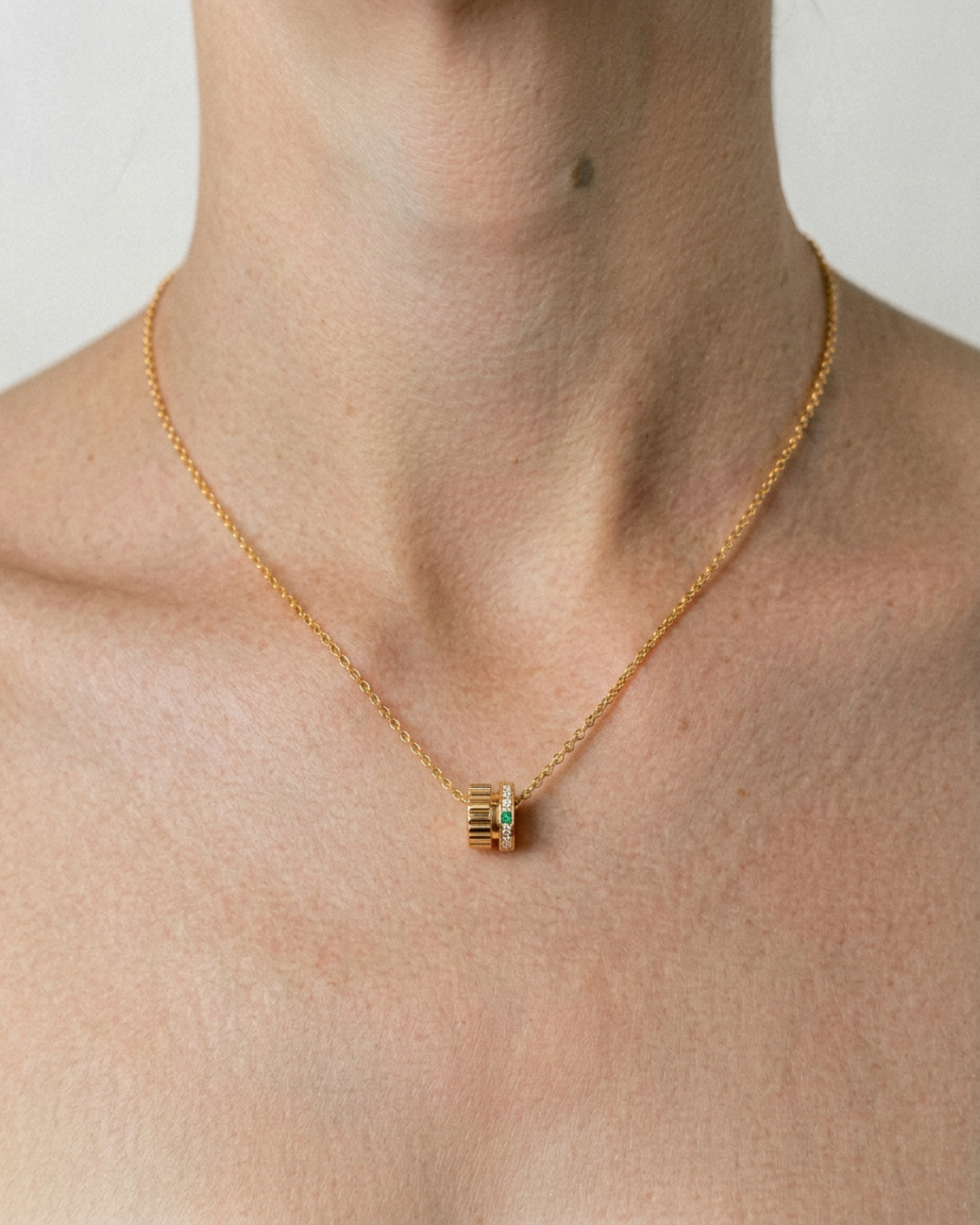 SLOT CHARM NECKLACE