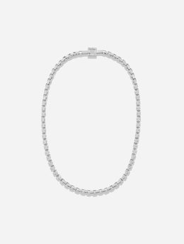 SIGNORE CHAIN  PRINCESS NECKLACE - SILVER