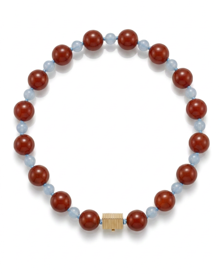 KELLY AQUA RED NECKLACE