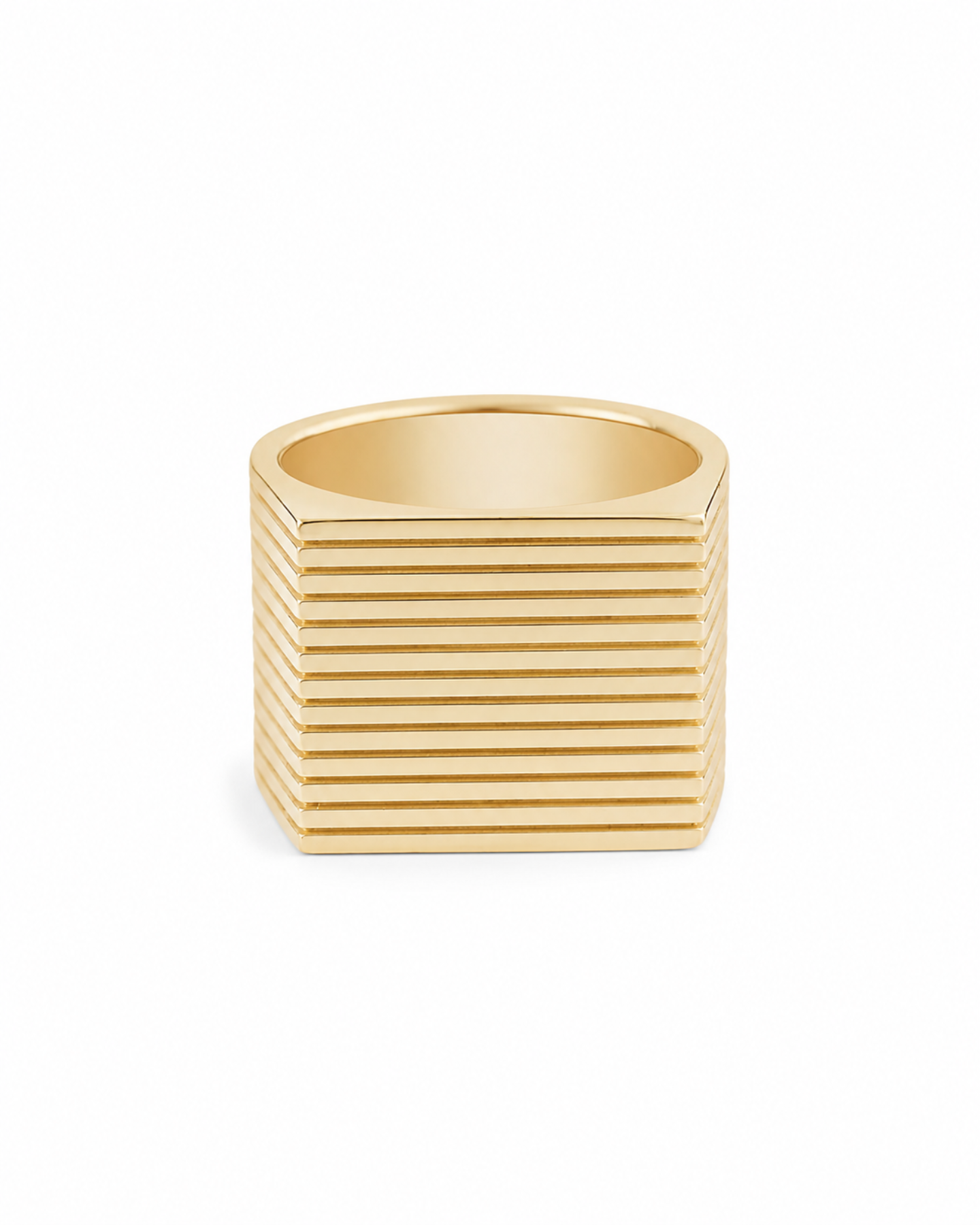 WIDE AURELIA SIGNET RING