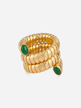 GAIA TRIPLE TWIST RING