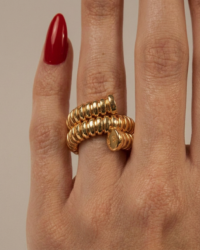 GAIA TRIPLE TWIST RING