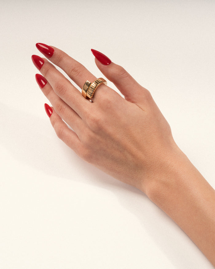 WIDE JOIA TWIST RING - IVILOSANGELES.COM